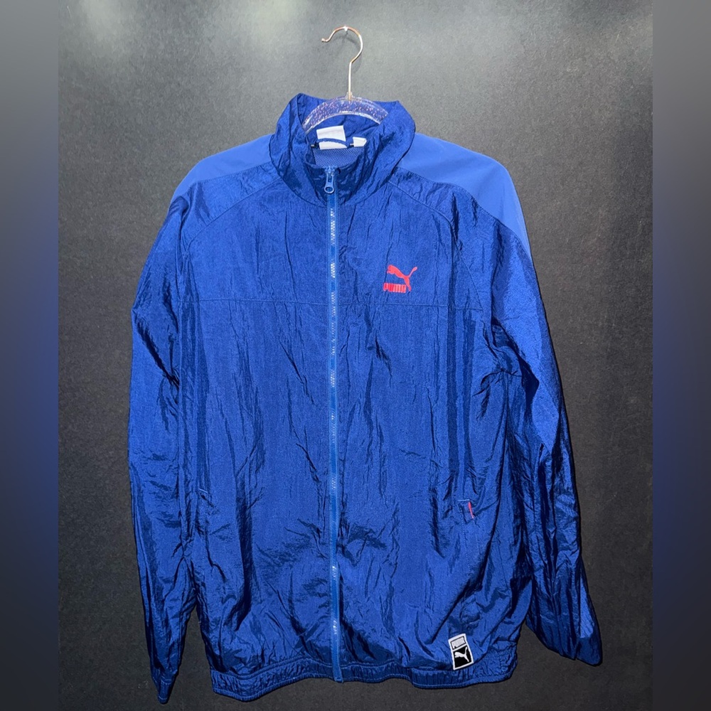Puma Men's Vibrant Blue Windbreaker